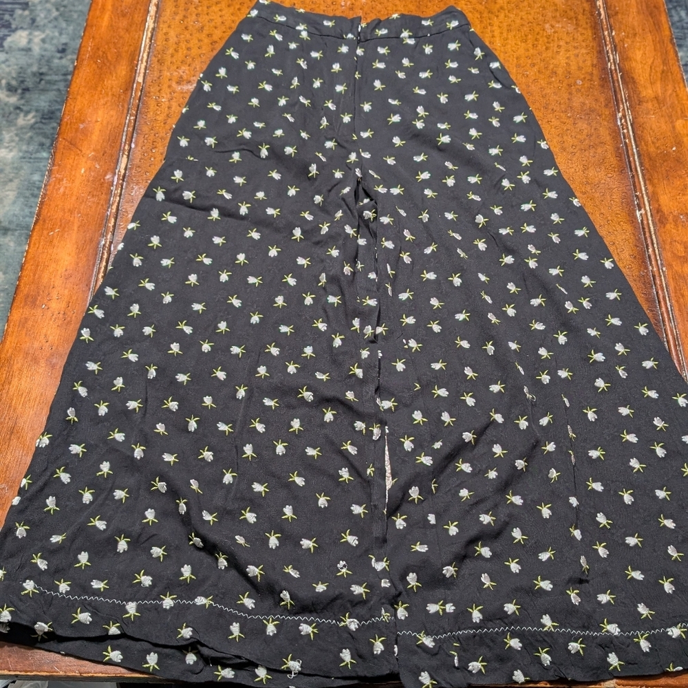 Jill‎ Jill Stuart Embroidered Wide Leg Pant Size 2 0044